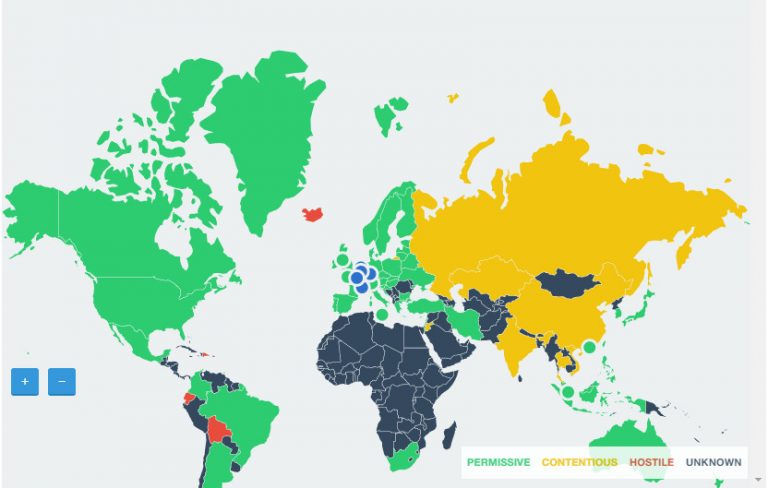 bitcoin map