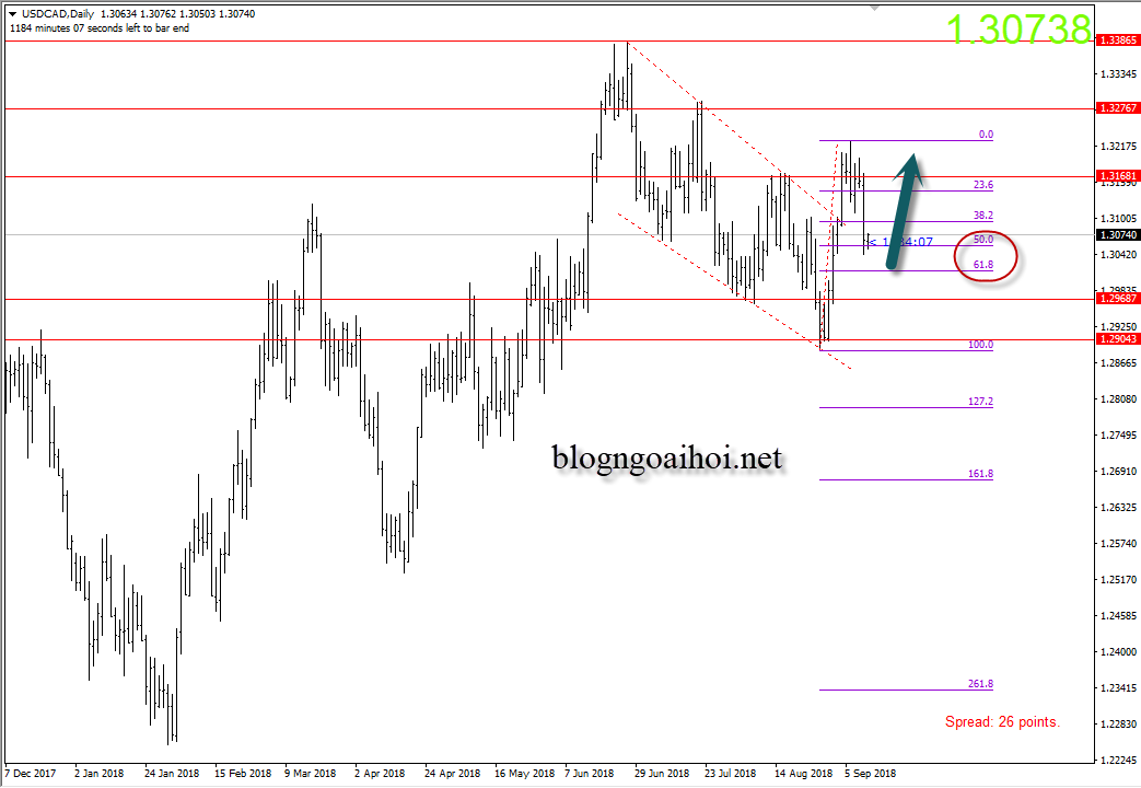 USDCAD 12/9-tăng