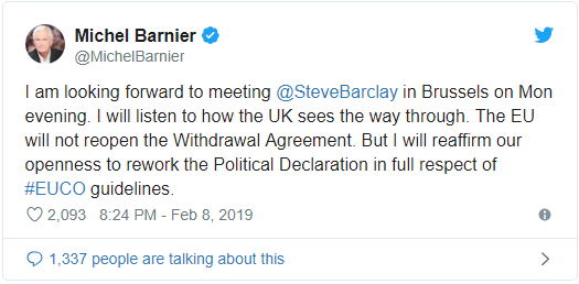 TWEET michel barnier