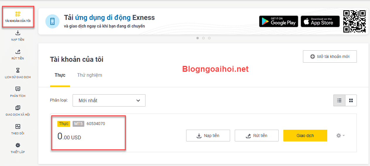 Mở tk exness bổ sung 6