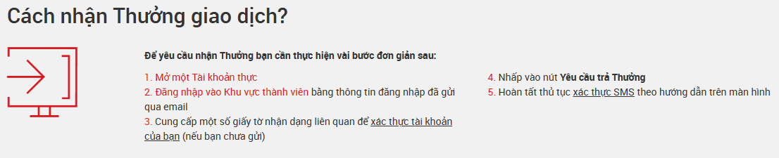 Đăng ký nhận 50$ XM - XM bonus