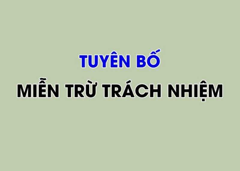 Miễn trừ trách nhiệm