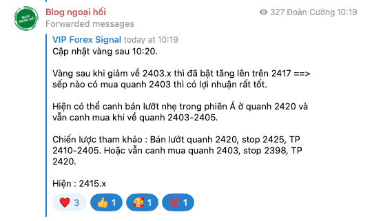 Telegram vàng 31/7