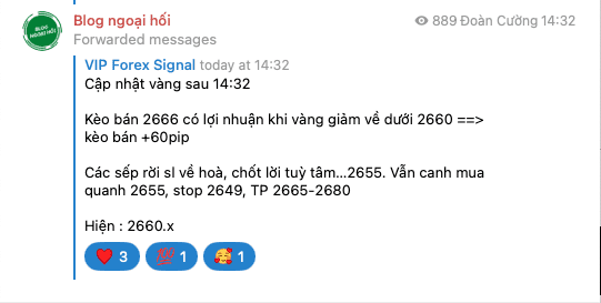 telegram vàng 14/10