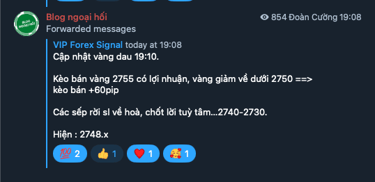 Telegram vàng 23/10-6