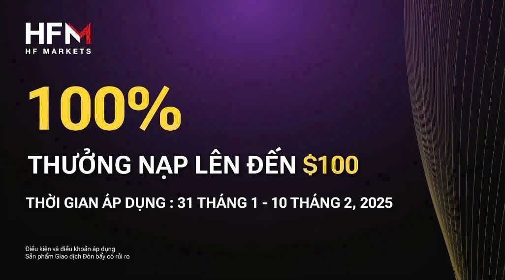 Thưởng nạp 100%